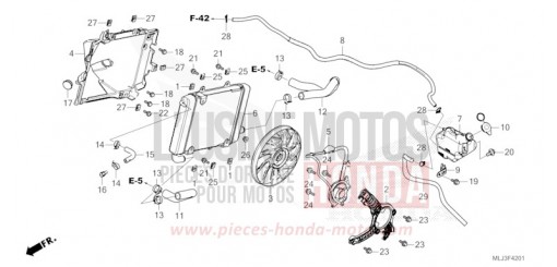 RADIATOR (L.) GL1800DAP de 2023
